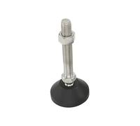 Patas ajustables M8 M10 M12 M14 M16 M18 M20 Pies de ajuste universales de nailon Pies de nivelación ajustables Base giratoria Patas articuladas(D80xM12x80,1pcs)