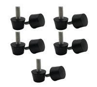 Patas ajustables para muebles, 10 unidades, patas de altura regulable, tornillos de compensación de suelo, almohadillas de goma, patas de silla, nivelador de muebles, tornillos de ajuste ajustables