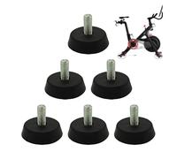 Patas ajustables para muebles, 6 unidades de protectores ajustables amortiguadores, patas niveladoras para cargas pesadas, para sillas, escritorios, altavoces de audio, mesas de comedor, taburetes