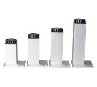Patas ajustables para muebles, sofá y patas de mesa de metal, juego de repuesto duradero para mesas de café y escritorios, compatible con varios estilos