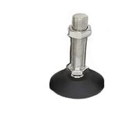 Patas ajustables Pie de ajuste direccional M8 M10 M12 M14 M16 M18 M20, copa de pie Universal de nailon, soporte fijo, Base de pie plana, diámetro de 80mm, 1 Uds.(D80xM20x150)