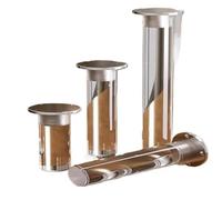 Patas de acrílico transparente para muebles, Paquete de 4 patas acrílicas ajustables for muebles varios tamaños(28CM)
