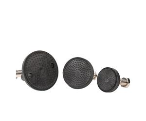 Patas de ajuste fijas robustas Pie de soporte de muebles antideslizante, ajustable, universal, estantes de almacén de oficina, zuecos de Nylon, pie de anclaje fijo, 2/4 piezas, M8M10M12(D50xM12x100,4