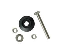 patas de ajuste universales de metal 1 Uds. Almohadilla de pie fija niveladora deslizante ajustable for muebles diámetro 30-125MM junta Base de nailon M5 M6 M8 M10 M12 M14 M16 M20 M24(D80xM20x200)