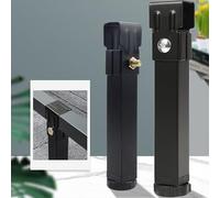 Patas de cama ajustables, paquete de 2 patas universales de piel de metal, perfectas para cama, sofá y bases de listones, patas de apoyo para piel del hogar
