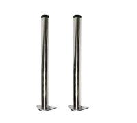 Patas de escritorio ajustables de acero inoxidable 304 de 2 piezas, soportes de mesa de metal para armarios, altura de 20 a 140 cm, soportes de muebles personalizables, diseño duradero y elegante