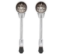 Patas de Espuelas para Bombo, 2 Piezas Patas de Kit de Bombo de Tambor Ajustables de 360 Accesorios de Batera para Instrumentos de Percusin