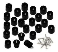 Patas de gabinete ajustables32 pies de muebles, pies de goma negros, impresora de parachoques con disco