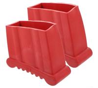 Patas de goma para escaleras y muebles que ayudan a mantener la alineación y evitar que se incline en suelo firme (2 piezas)