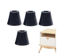 Patas de goma para muebles, patas antideslizantes, 25 x 20 x 13 mm, almohadillas atornillables, montaje con tornillo, agarre seguro, protección del suelo, amortiguación de ruido, reducción de desgaste