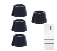 Patas de goma para muebles, patas antideslizantes, 25 x 20 x 13 mm, almohadillas atornillables, montaje con tornillo, agarre seguro, protección del suelo, amortiguación de ruido, reducción de desgaste