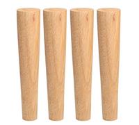 Patas de madera ajustables para mesa, 4 piezas, 8-80 cm de altura, perfectas para sofás, reposapiés, armarios, mesas de café, elegante diseño de piel para reemplazo de decoración del hogar
