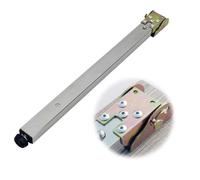 Patas de Mesa Ajustables de Acero Inoxidable - Soporte Plegable telescópico de 30 a 150 cm Ideal para mesas de Comedor y de Trabajo Elevación de 97 cm Uso versátil con Base Protectora