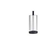 Patas de mesa ajustables for muebles, 4 unidades, M8, de aleación de aluminio, for mueble de TV, armario, refrigerador, lavadora, patas elevadas, for bricolaje, hogar y oficina (negro, 6 cm)(Silver 10