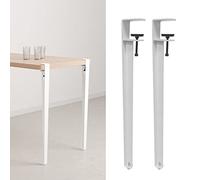 Patas de mesa con abrazadera de metal, soporte resistente para mesas de café y bar, diseño sin perforaciones para una fácil instalación, incluye protectores de suelo