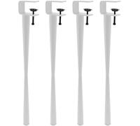 Patas de mesa con abrazadera tipo F, patas de apoyo para mesas de café y comedor, diseño sin perforaciones, patas resistentes para muebles para uso doméstico y de oficina