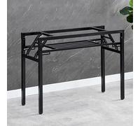 Patas de mesa de acero resistente, marco rectangular plegable para mesas de café y escritorios, soporta hasta 150 kg, 38.6 x 20 x 28.7 pulgadas