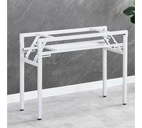 Patas de mesa de acero resistente, marco rectangular plegable para mesas de café y escritorios, soporta hasta 150 kg, 38.6 x 20 x 28.7 pulgadas