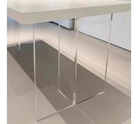 Patas de mesa de acrílico transparente, Clear Acrylic Table Legs 1 Pack 40-70x70cm(50x70cm (19 3/4x27 1/2"))