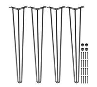 Patas De Mesa De Clip, Patas De Hierro Forjado, Patas De Mesa De Hierro Forjado, Mesas De Centro En Forma De U FáCiles De Desmontar, Patas De Sofá MetáLicas Sencillas, Protectores De Suelo