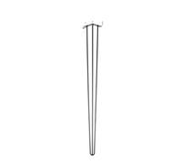Patas de mesa de metal, 4 piezas, 40-101 cm, 3 varillas, horquillas for muebles, bricolaje, banco, comedor, escritorio, mesa de centro, accesorios for bricolaje, hogar y oficina (51 cm)(28 Inch)