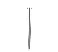 Patas de mesa de metal, 4 piezas, 40-101 cm, 3 varillas, horquillas for muebles, bricolaje, banco, comedor, escritorio, mesa de centro, accesorios for bricolaje, hogar y oficina (51 cm)(30 Inch)