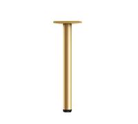 Patas de mesa de metal ajustables de aleación de aluminio para muebles, patas de soporte para encimeras de cocina, bar, mesa de desayuno, escritorio, mesa de comedor, personalizable, 100 cm, amarillo