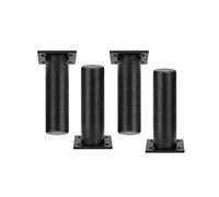 Patas de mesa de metal ajustables, juego de 4 patas de apoyo para sofás y armarios, duraderas y resistentes, 10 cm de altura