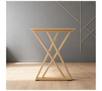 Patas de mesa de metal dobles en forma de X de 28.7 pulgadas de altura, soporte ancho, resistentes a los arañazos, impermeables, inoxidables, ideales para bares, escritorios y proyectos de bricolaje