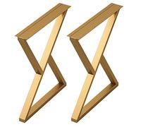 Patas de mesa de metal en forma de X, diseño minimalista industrial, soporte triangular, alta capacidad de carga, patas ajustables para estabilidad, ideal para proyectos de muebles de bricolaje