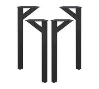 Patas de mesa de metal para muebles, 4 patas de muebles, patas modernas de escritorio, 72 cm, patas de acero en forma de Y, patas de acero robustas, patas de acero para muebles, escritorio, mesa de