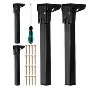 Patas de mesa de metal, patas de mesa de cocina, patas de muebles con protección de goma para armario sofá cama