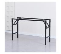 Patas de Mesa de Metal Plegables de 29", Soporte for Barra de Desayuno, Patas de Escritorio for Comedor, Grosor de 0,8 cm(Black 120 * 38 * 73cm-Single-Layer)