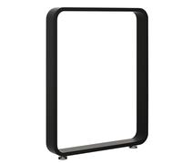 Patas De Mesa De Metal Resistente Soldadura Firme Pintura Antioxidante, Pies De Muebles Hierro 45x72.5cm/55x72.5cm, Caballetes Para Mesa Estilo Industrial Para Gabinetes/Sillas/bar(Black,55x72.5cm)