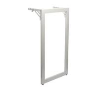 Patas de Mesa Metálicas Plegables de 90° Soportes Ocultos para Instalación Debajo de Armarios Pata para Mesas Barras/de Comedor Mecanismo de Cierre Suave Equipadas con Almohadillas Ajustables