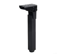 Patas de mesa plegables ajustables, patas de soporte de hierro resistentes con bisagras de autobloqueo, soportes que ahorran espacio para mesa de comedor, mesa de café, negro, paquete de 2 (20 cm)