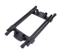 Patas de mesa plegables ajustables portátiles para acampar y proyectos de bricolaje, patas de metal retráctiles con funciones telescópicas y de bloqueo