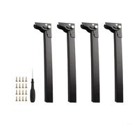 Patas de mesa plegables con bisagra de bloqueo automático, para uso en exteriores e interiores