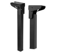 Patas de mesa plegables de 90°, 2 piezas, patas de soporte ajustables para sofá, cama, escritorio, armario, resistentes, 60 cm/23,6 pulgadas, fáciles de instalar, duraderas, ahorran espacio.