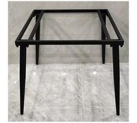 Patas de Mesa Redondas/cuadradas de Metal Superficie de Apoyo Más Ancha Bordes Redondeados Impermeables Y Resistentes Al Óxido Altura 28.3" Diseño de Montaje Con Múltiples Orificios Pata de Mesas