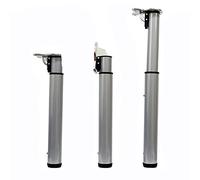 Patas de metal ajustables para muebles, patas telescópicas de soporte para barra de desayuno y mesas plegables, altura de 50130 cm, 130 cm de largo, 1 pieza de diseño duradero y resistente