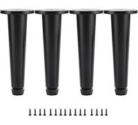 Patas de metal de cobre para muebles, moderno juego de patas de sofá ajustables, 4 piezas para soporte de armario, 13 cm de altura