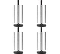 patas de metal para muebles, patas ajustables para muebles, patas de repuesto de aleación de aluminio, patas cilíndricas para sofá, para gabinetes, mesas de café, baños, patas de soporte resistentes,