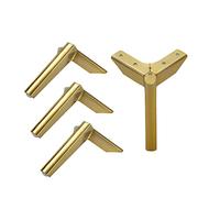 Patas de metal para muebles, patas oblicuas para gabinetes para proyectos modernos, piezas de repuesto para mesitas de noche, sofás, camas y sillas, con tornillos