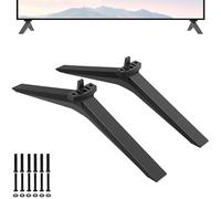 Patas de metal para soporte de TV LG para LG 70UP8070PUA 70UQ8000AUK 75UQ7070ZUD 75UQ8000AUK 82UP8770PUA 86UQ7590PUD Base de TV de mesa para LG TV patas de repuesto para LG TV con tornillos