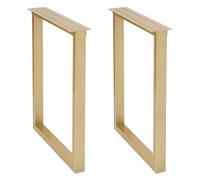 Patas de metal resistentes para mesa, muebles, escritorio, 28 pulgadas y 40 pulgadas de altura, diseño de tubo cuadrado para mesa de café, mesa de comedor, incluye tornillos y almohadillas para los