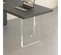 Patas de Muebles Acrílicas Claras, Patas de Mesa de Acrílico Rectas Gruesas, Base de Oficina Sencilla para Sala, Cocina, Dormitorio & Mesa Café(500x720x40mm)