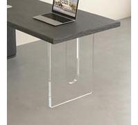 Patas de Muebles Acrílicas Claras, Patas de Mesa de Acrílico Rectas Gruesas, Base de Oficina Sencilla para Sala, Cocina, Dormitorio & Mesa Café(500x720x30mm)