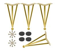 Patas de Muebles Ajustables de 10 cm, 15 cm, 20 cm, 25 cm, 30 cm, 35 cm, 40 cm, 60 cm, Patas de Mesa de Metal Modernas, pies de Muebles para baño, Cocina, Patas de Repuesto para Muebles, fác