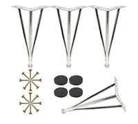 Patas de Muebles Ajustables de 10 cm, 15 cm, 20 cm, 25 cm, 30 cm, 35 cm, 40 cm, 60 cm, Patas de Mesa de Metal Modernas, pies de Muebles para baño, Cocina, Patas de Repuesto para Muebles, fác